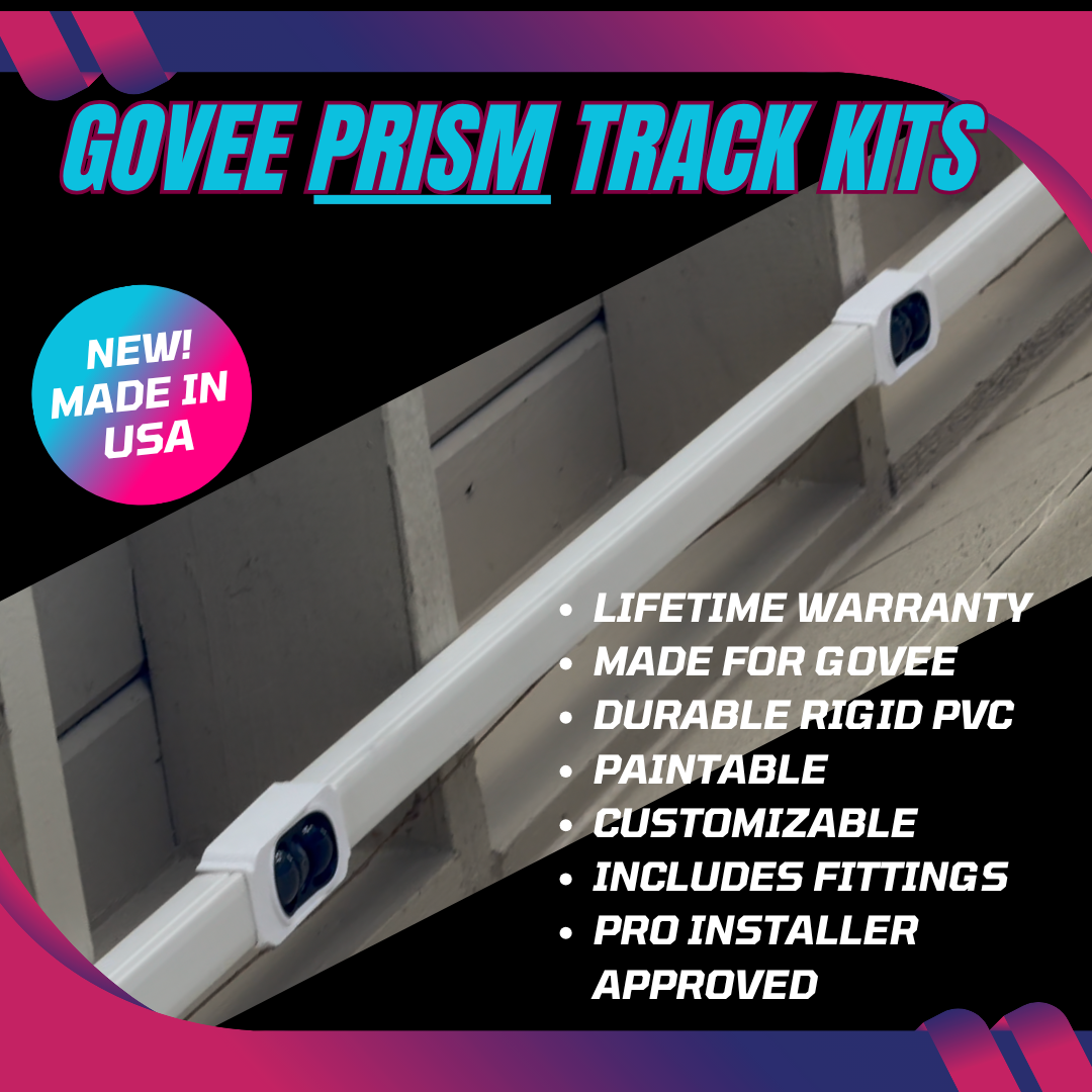 Permtrack kits for Govee Outdoor Prism Lights