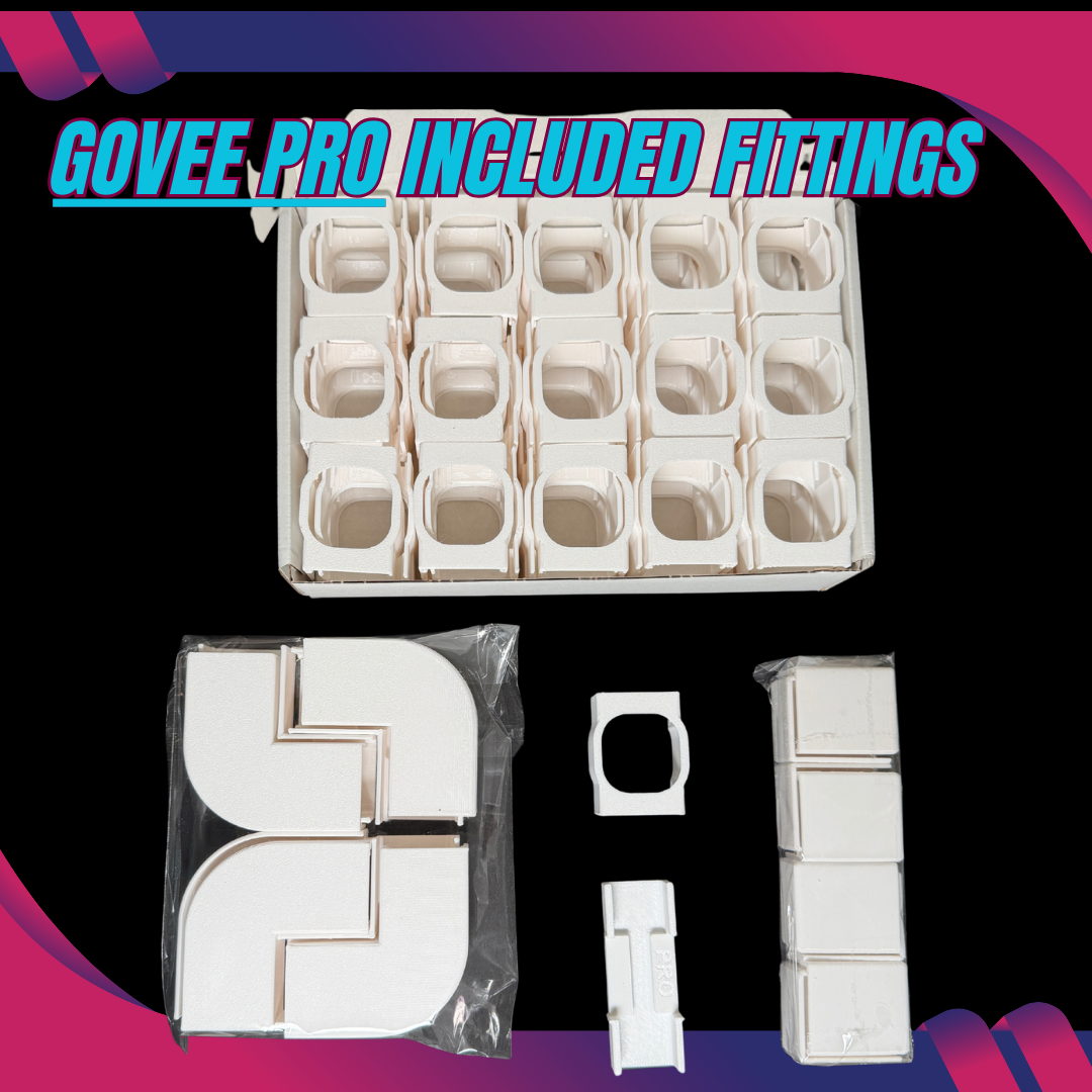 PermTrack Kit for Govee Pro Permanent Outdoor Lights (100ft)