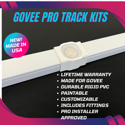 PermTrack Kit for Govee Pro Permanent Outdoor Lights (100ft)